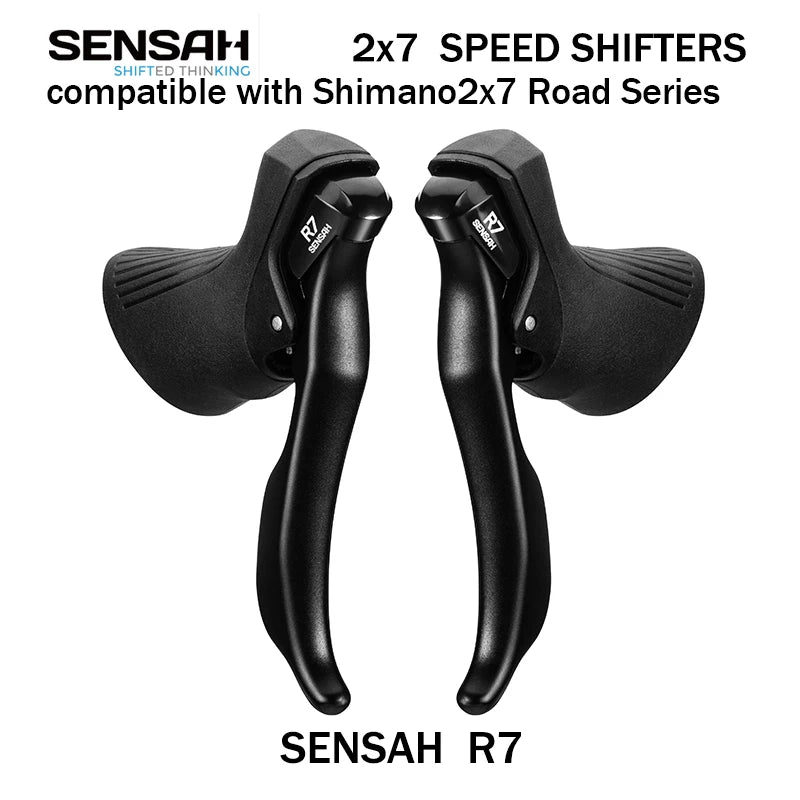 Sensah Ignite Cambi da Strada 2x8/9/10 Velocità Leva del Freno – Carbon Black