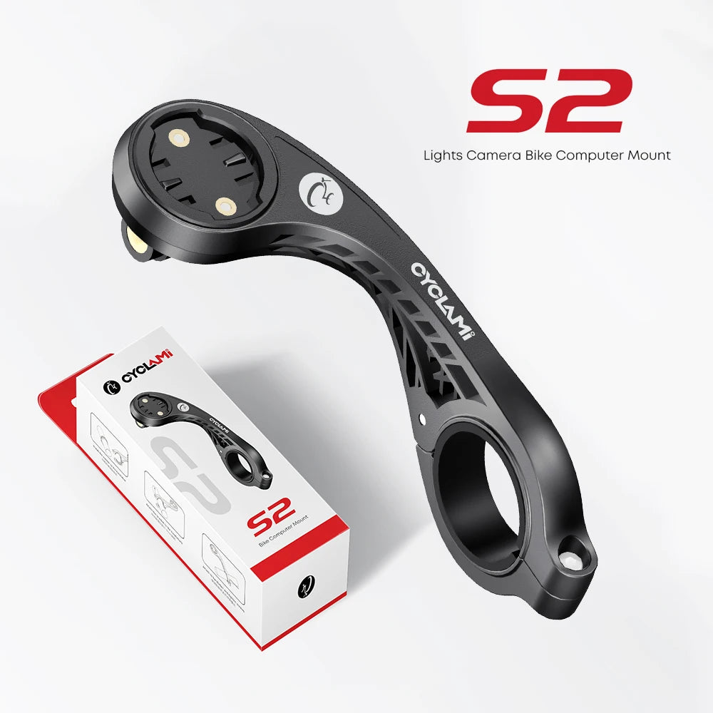 Suporte para Computador de Bicicleta S2 – Compatível com Garmin, XOSS, iGPSPORT, Magene