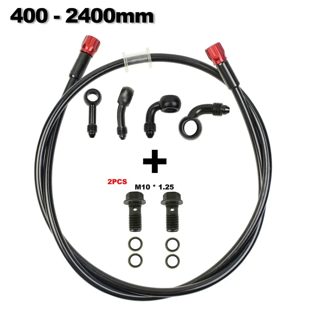 Universal M10 Hydraulic Brake & Clutch Line Hose – 100cm