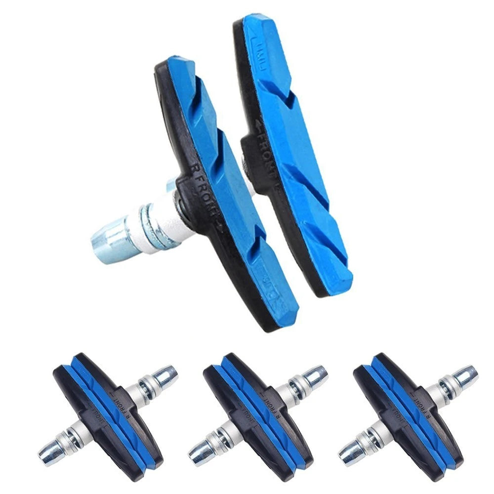 Set di pastiglie freno V blu da 70 mm per MTB e bici da strada – gomma nitrile