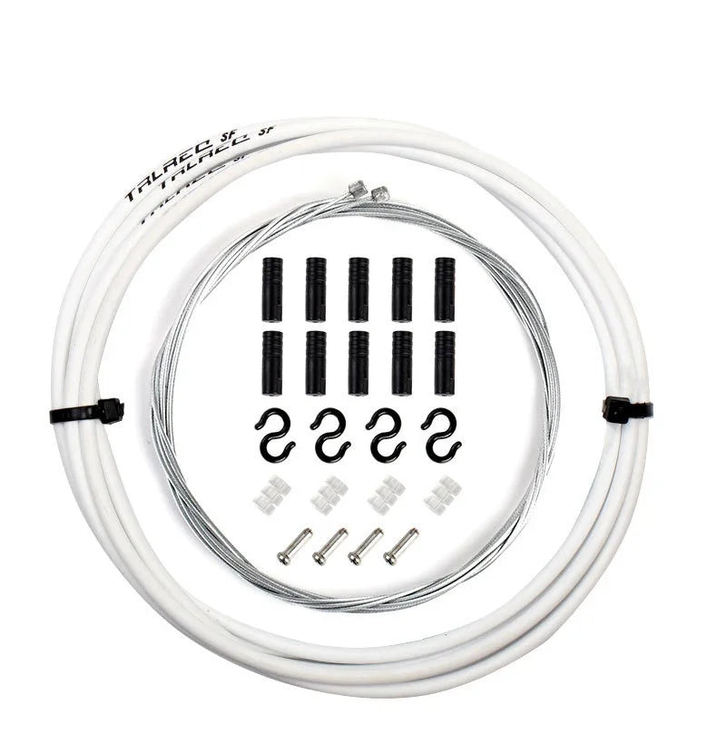 RGO 5 mm valkoinen jarrukaapelikotelosarja MTB/Hybrid – PVC, teräsydin