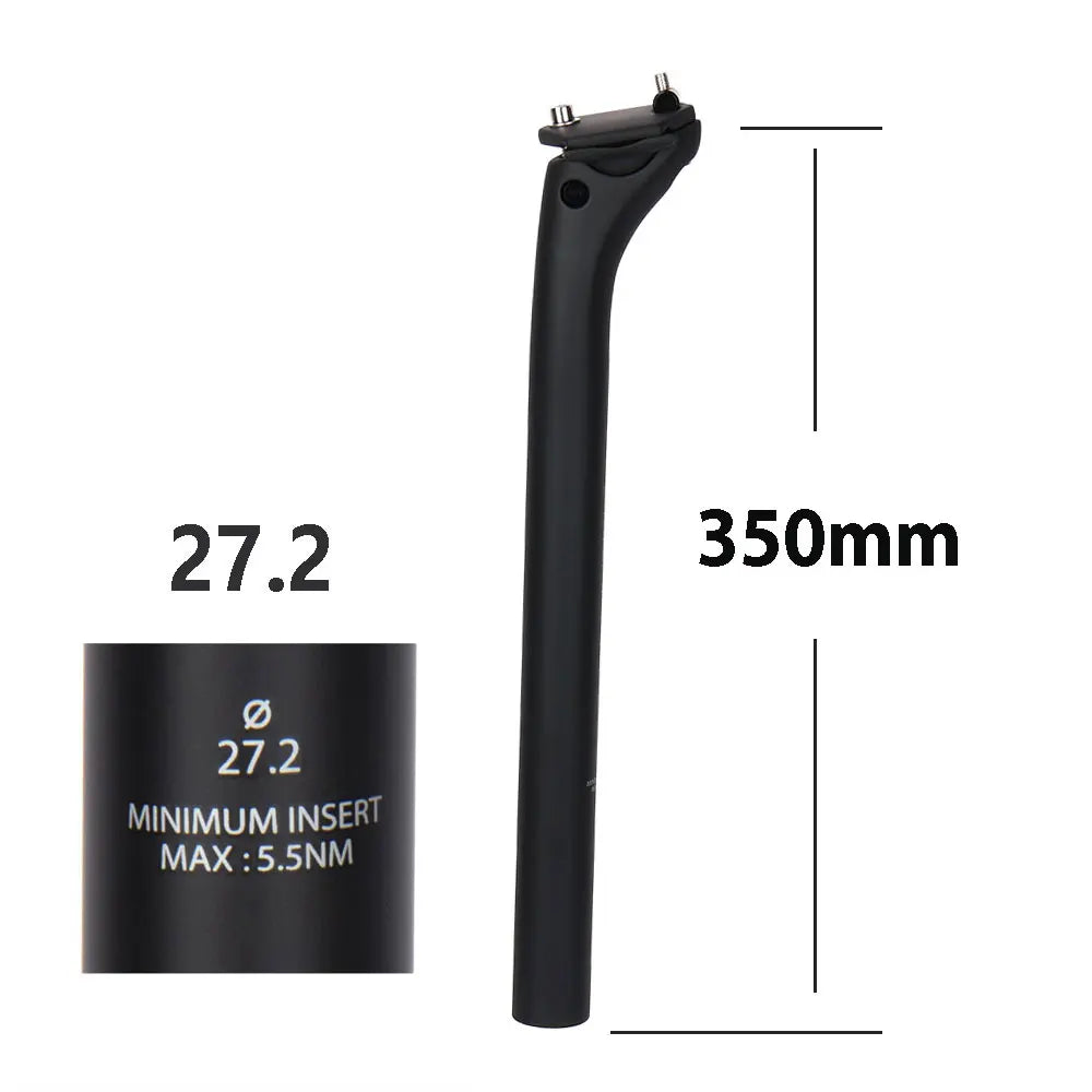 ELITAONE Canote de Carbono 31.6x400mm – Recuo de 20mm, MTB/Road