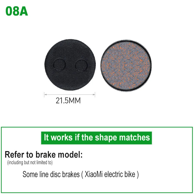 1 pereche de plăcuțe de frână cu disc semi-metalice pentru Shimano, SRAM, Magura – 01E