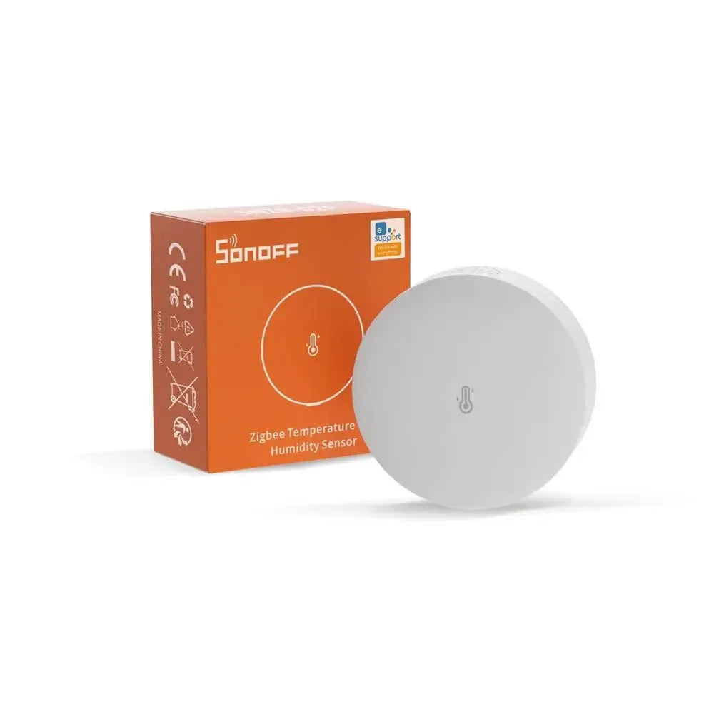 SONOFF SNZB-02P Senzor Zigbee de Temperatură și Umiditate – Alexa și Google Home