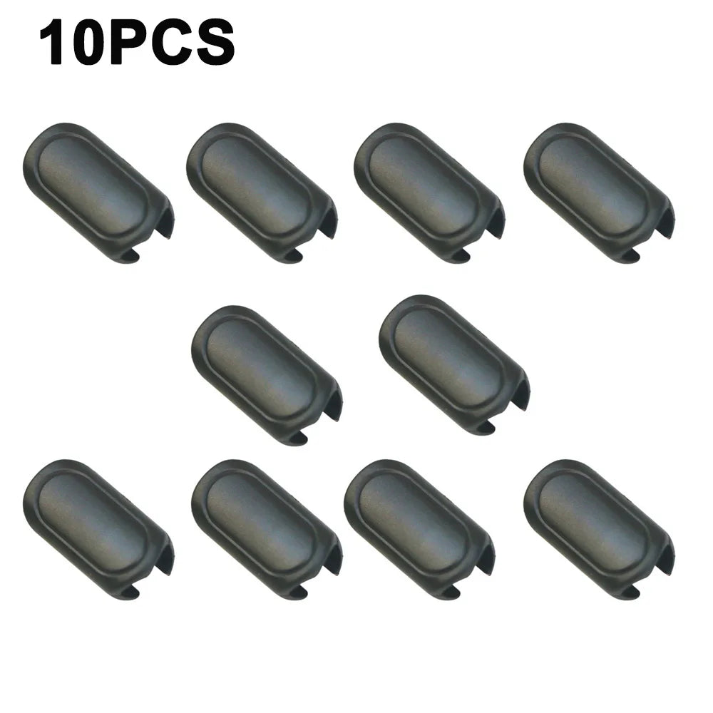 Guide de gaine de câble de vélo, 10 pcs, ABS 4-5mm, Noir