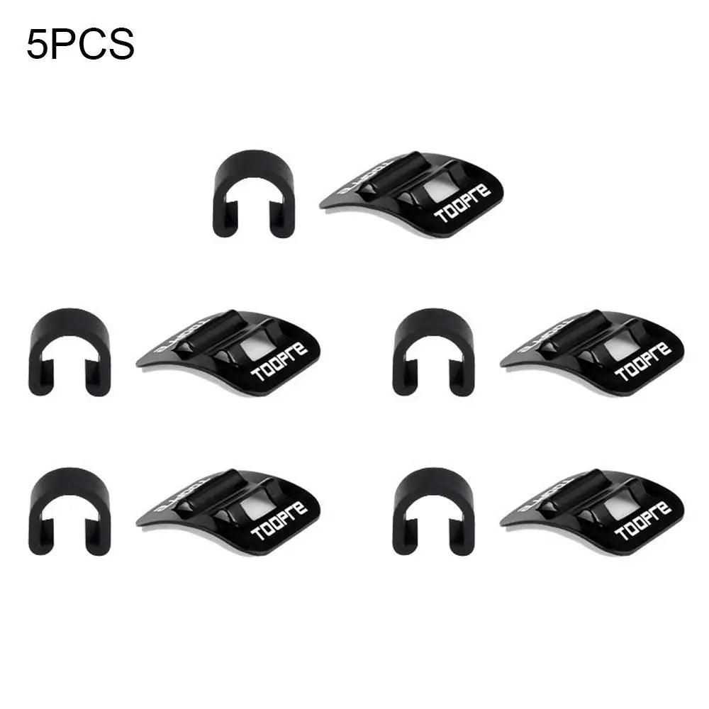 TOOPRE Aluminium Fiets Oliebuisklem – 5 stuks Versnellings-/remkabelgeleider