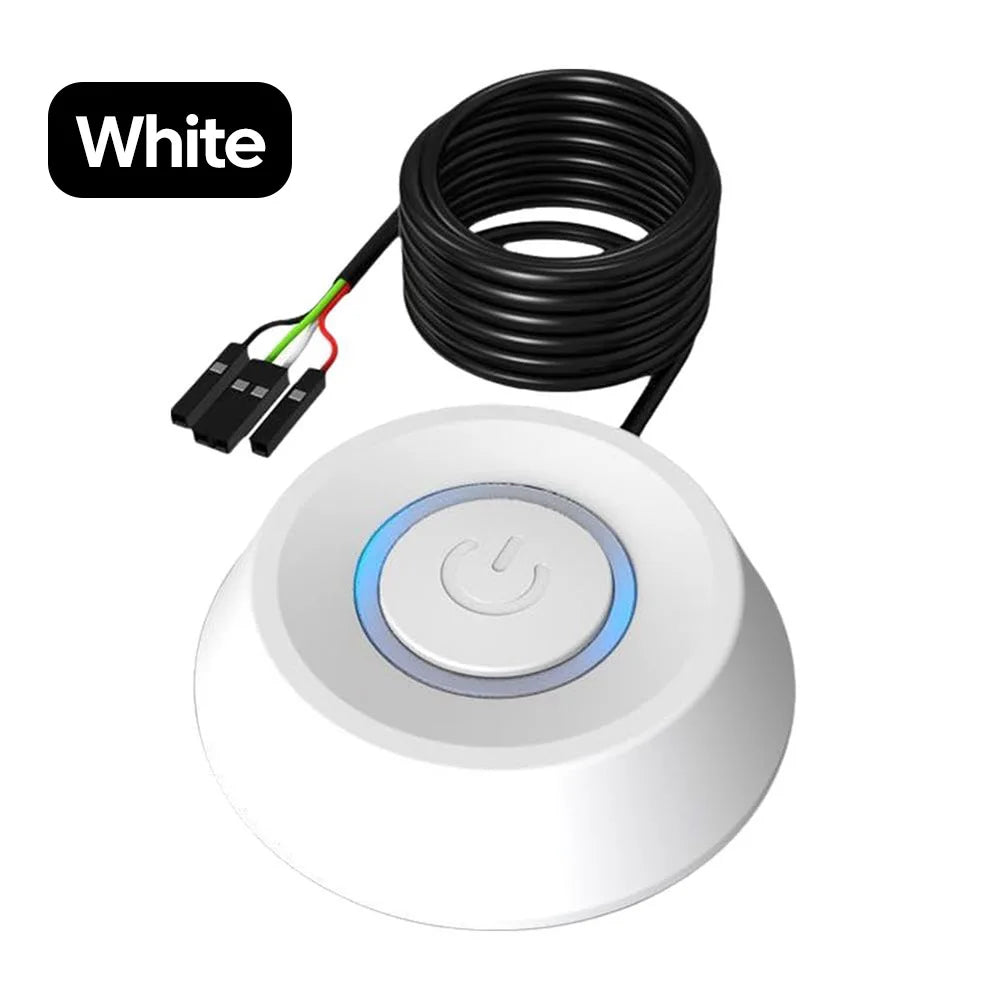 1.8m Desktop Power Switch with LED – External PC On/Off Button