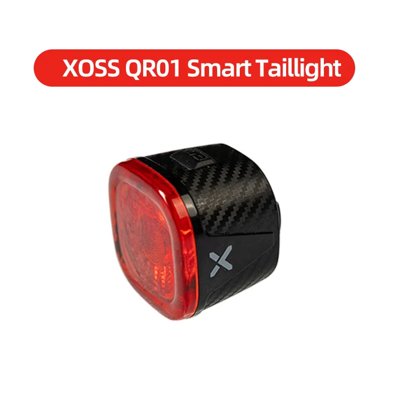 XOSS XR01 Smart Tail Light – Auto Brake, Waterproof, USB‑C Recharge