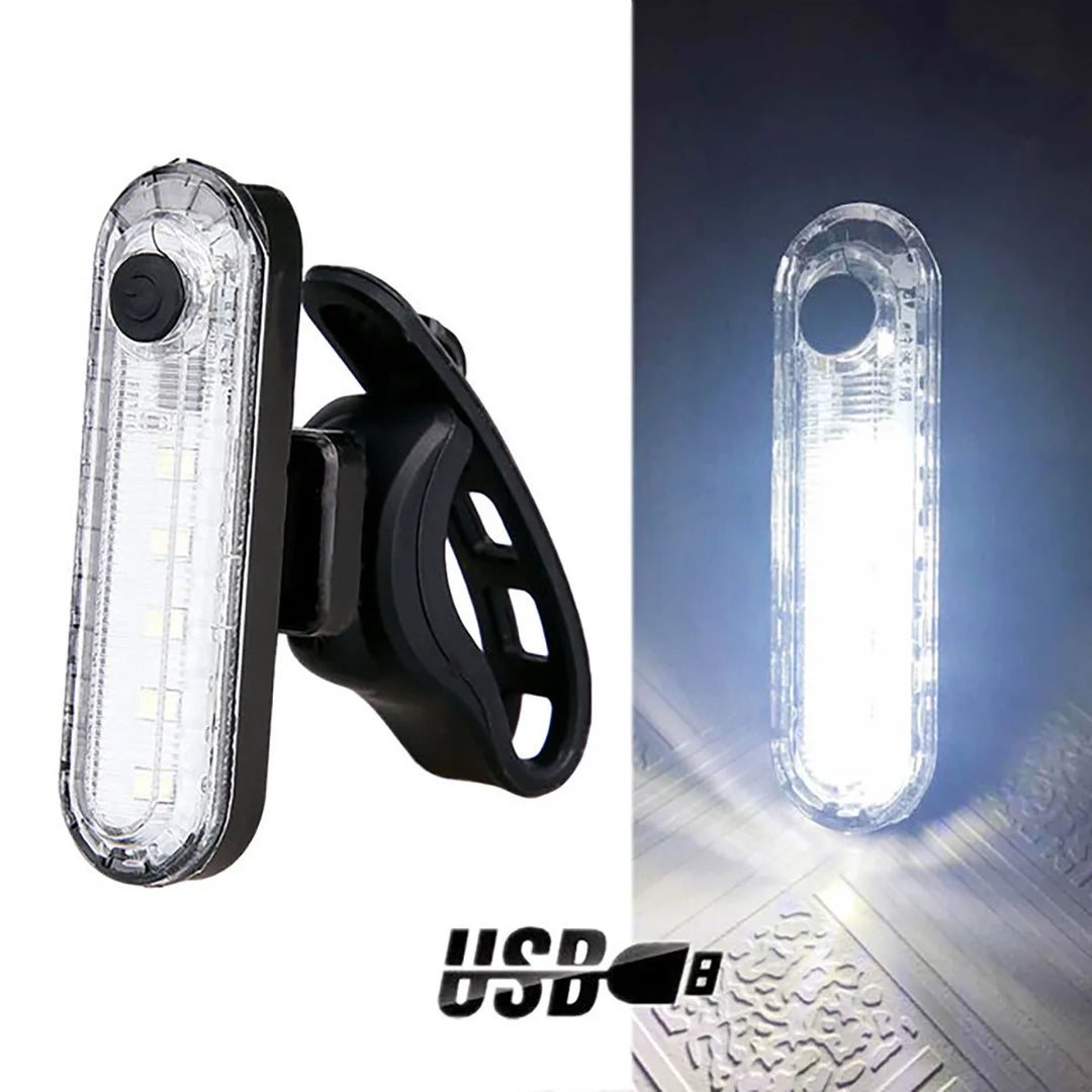 Luce posteriore per bici ricaricabile via USB – 2 pezzi rossi, ultra luminosa, impermeabile