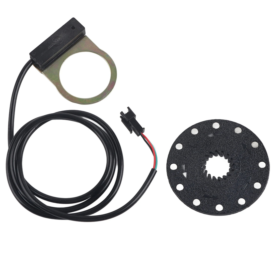 Amperbike 12‑Magnet PAS Speed Sensor for E‑Bikes – Black