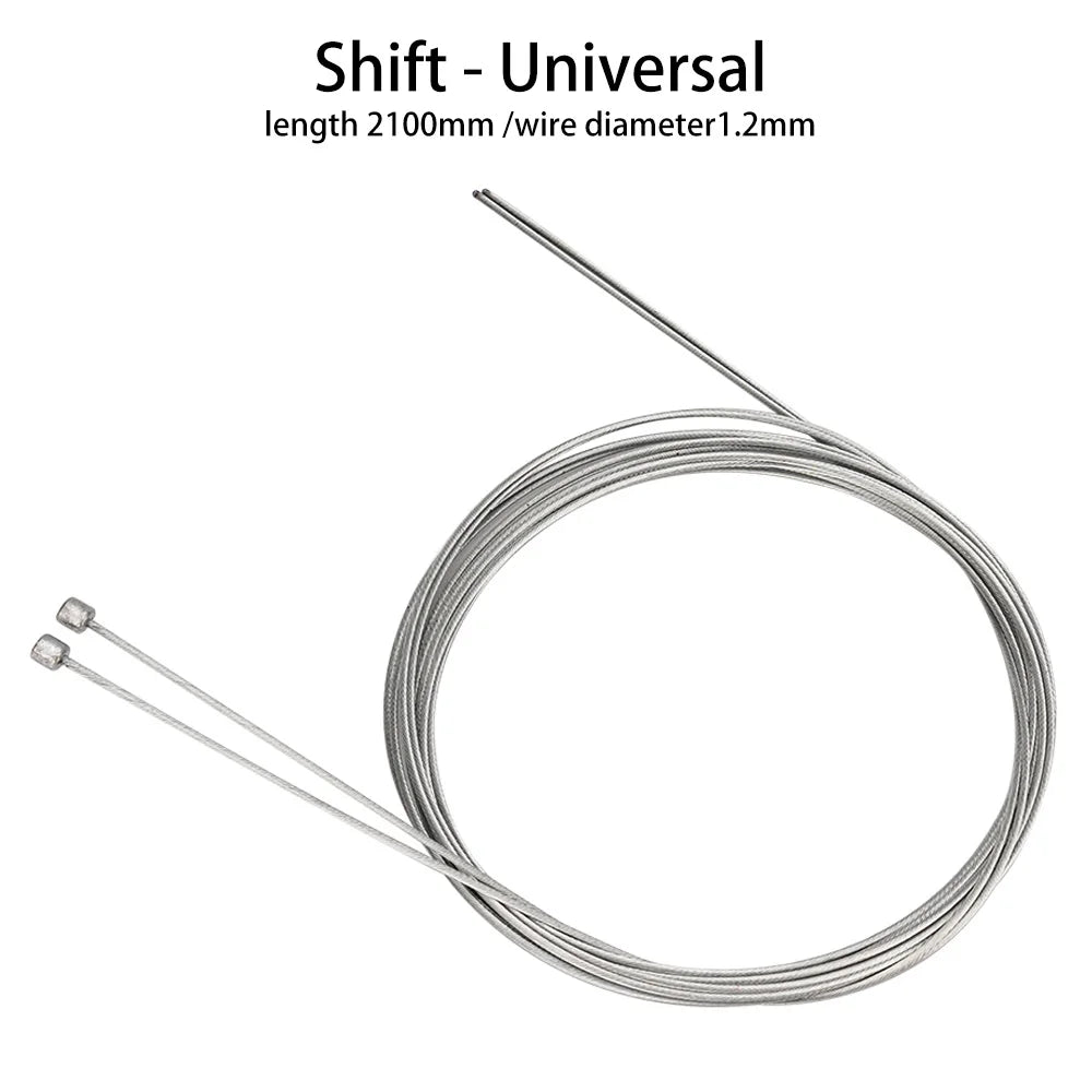 ZTTO rustfri gear- og bremsekabel 2100mm – MTB & Road Bike opgradering